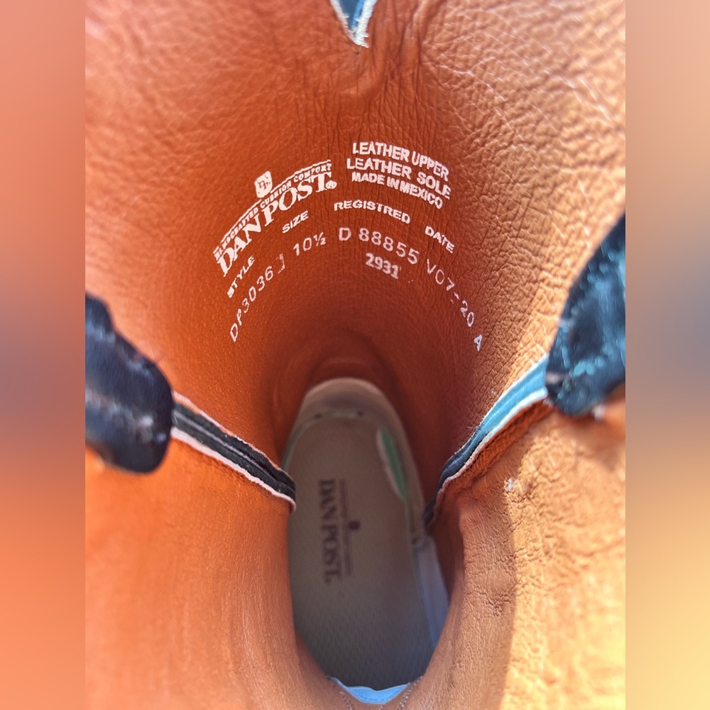 Dan Post python cowboy boots - image 14